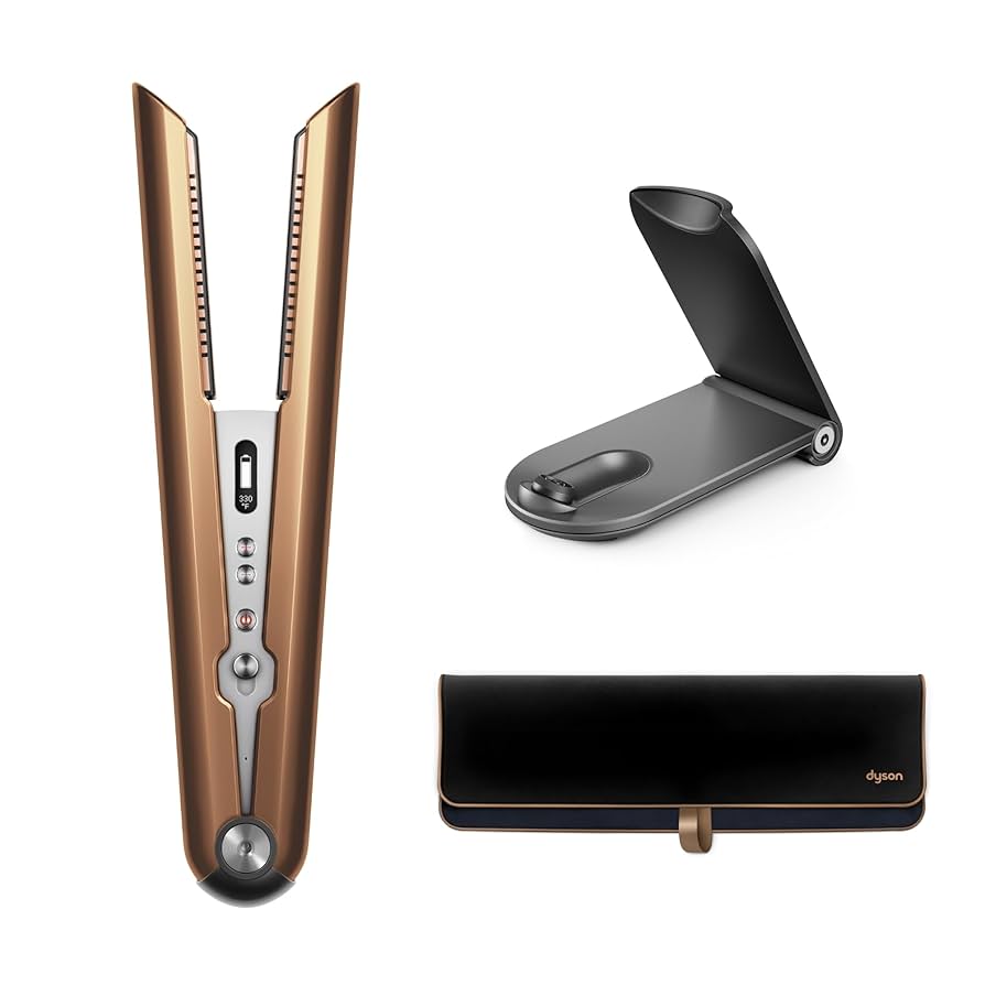 dyson ヘアアイロン　corrale Dyson Corrale™ ビンカブルー／ロゼ 収納ボックス付き (HS07 VBR BX)